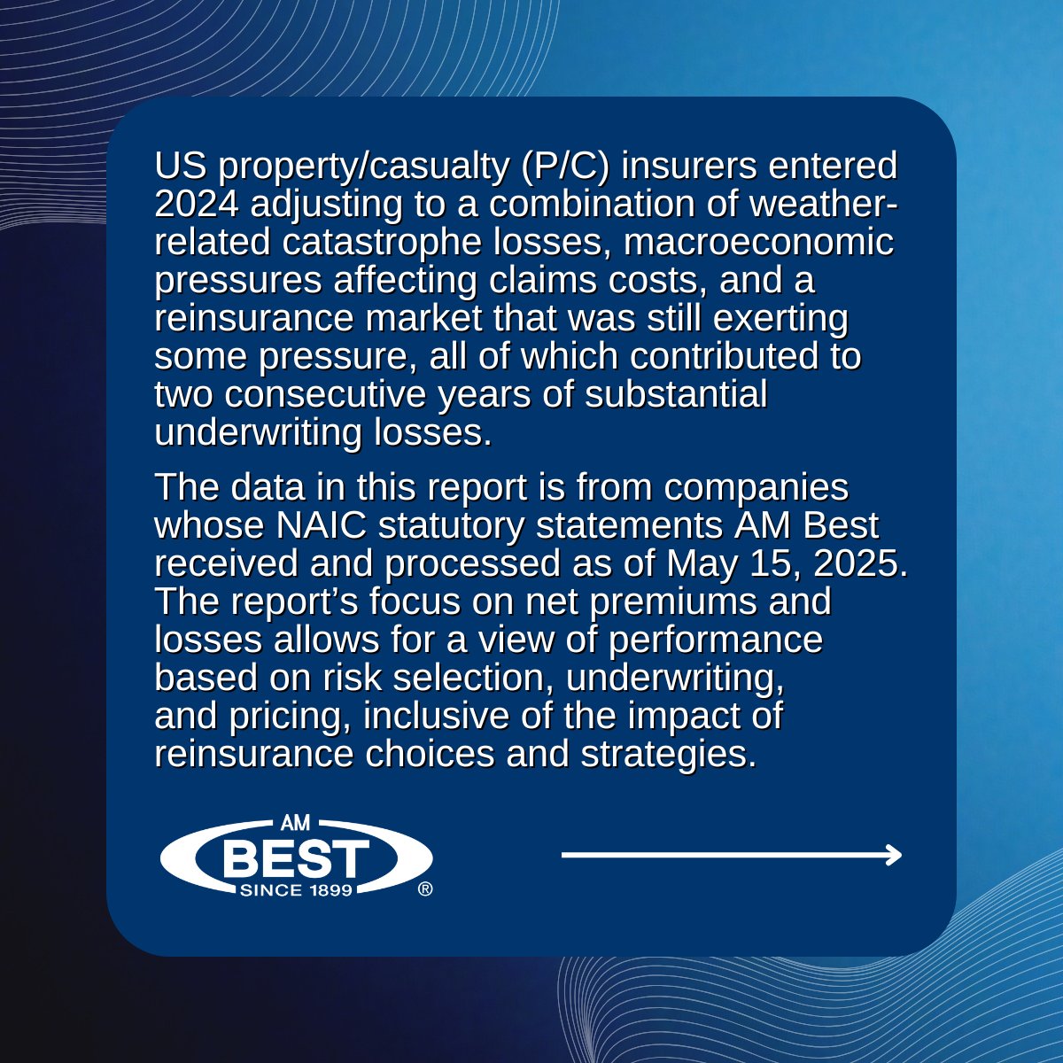 AMBestCo's tweet image. Access: bit.ly/3TeqYVI

Underwriting results in the US #property/#casualty (P/C) industry were led by a $31b turnaround in the #personalauto line of business, with the industry ending the year...

#insurance #propertyinsurance #casualtyinsurance #personalautoinsurance