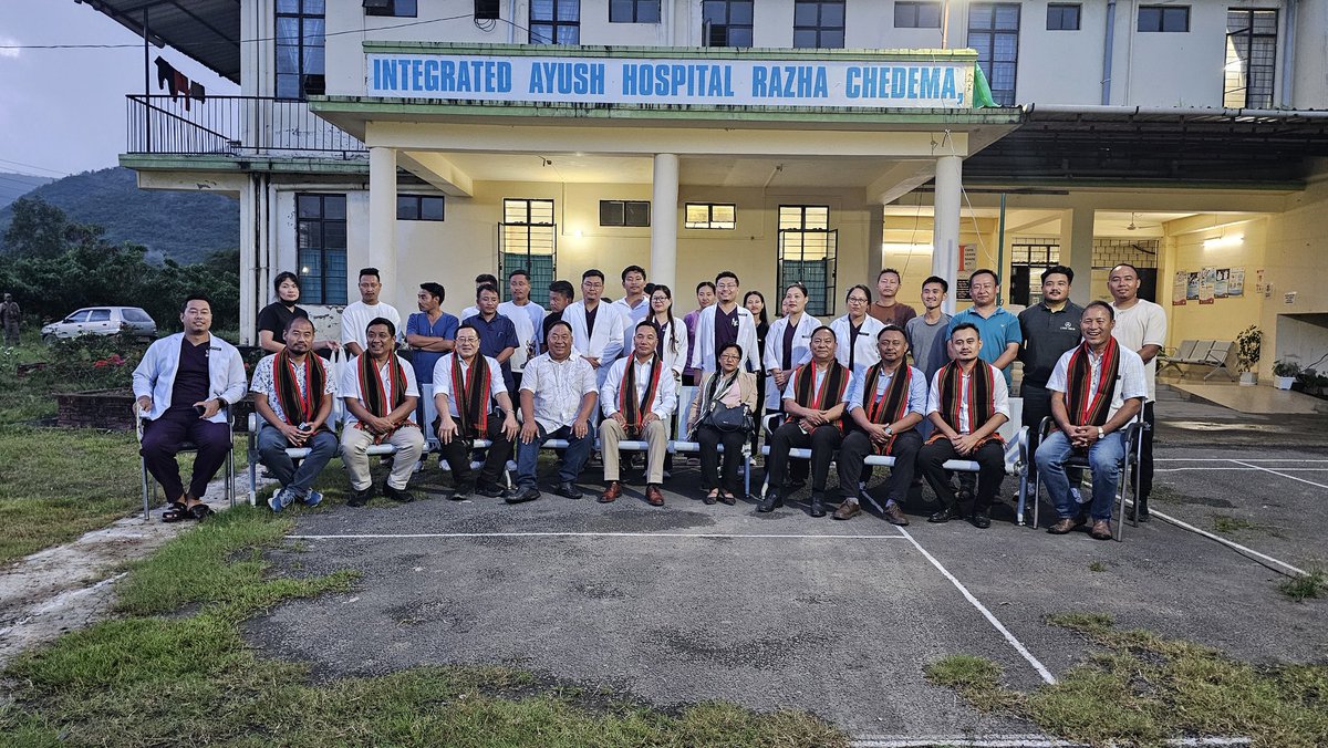 Culminated the tour  by visiting Phek DH, CHC Pfutsero, Integrated Ayush Hospital Razha. 
The state-wide tour was an eye-opening experience for the dept, shedding light on ground realities. We must continue to advance the initiatives, undeterred by the challenges that lie ahead.