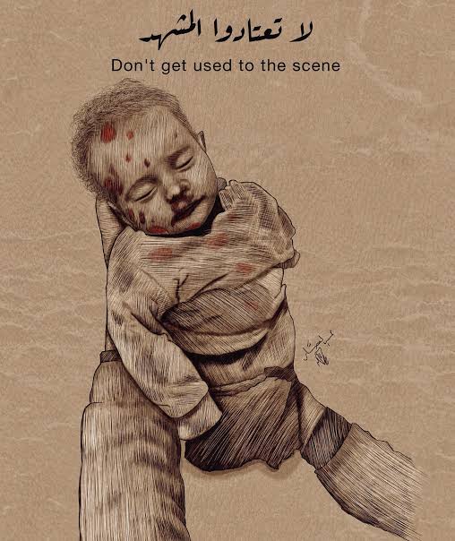 يراهن الصهيونى على ان يمل الناس وينسون جرائم الاحتلال ،
ثم يعود بحملة إعلامية لخداع الرأي العام ونشر اكاذيب تحسن صورته..
لا تتوقف عن الحديث انشر ووثق جرائمهم حتى لا تختفي الحقيقة