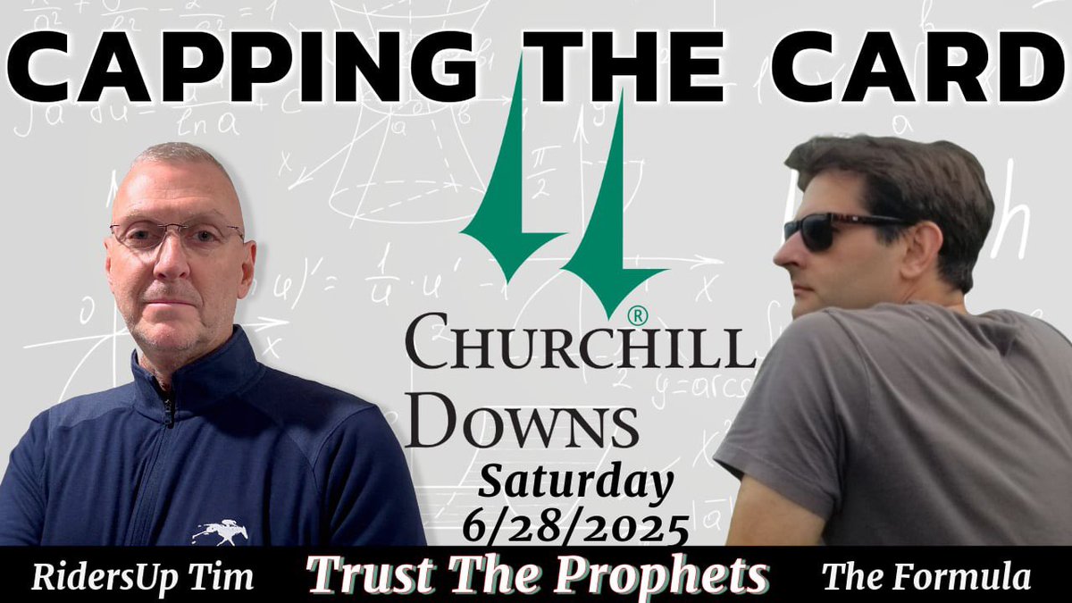 Churchill Downs has a great card of racing this Saturday, highlighted by The Stephen Foster.  The Formula and I go through the entire card and give our safe pick and value pick for each race.  Check out our picks and let us know who you like.

m.youtube.com/watch?v=Jx5nzw…