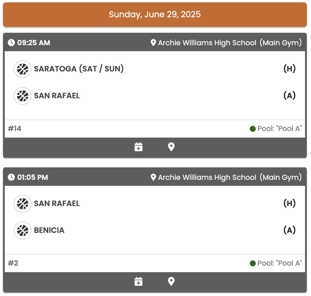 Today is the finale of the NBBA Summer Shootout and the Dawgs have two games, both at Archie Williams HS. 

If you're up early, we've got something for you. If you slept in, all good! We have something for you as well.

What else do you have going on today? Thought so.