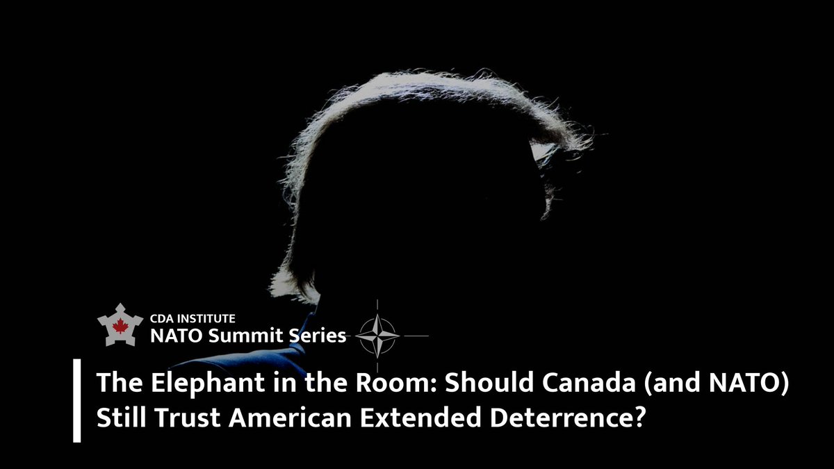 "Canada would be advised to shore up its conventional defences and its capacity to deter autonomously external threats. That is, in the end, the only true way it can alleviate its strategic dependence toward its southern neighbour." <a href="/EmileLDes/">Émile L.-D.</a> 
bit.ly/4edQ5BR