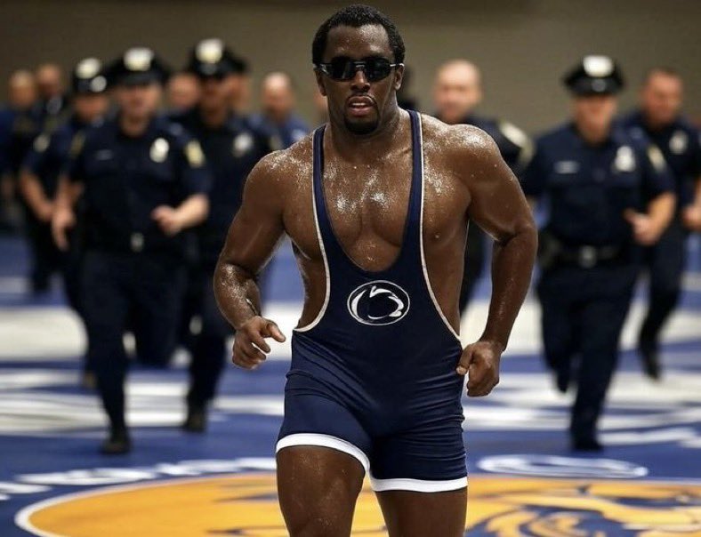 HawkeyeSource's tweet image. A picture of Carter Starocci on the run from the cops: