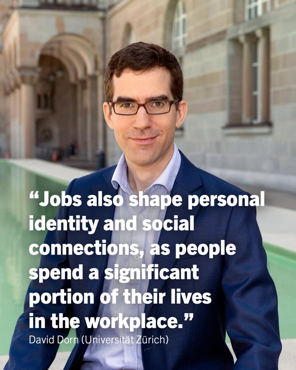 “Jobs also shape personal identity and social connections, as people spend a significant portion of their lives in the workplace.” – UBS Foundation Professor David Dorn
 ubscenter.uzh.ch/en/news_events…

David Dorn explores how globalization and automation have shaped labor markets,