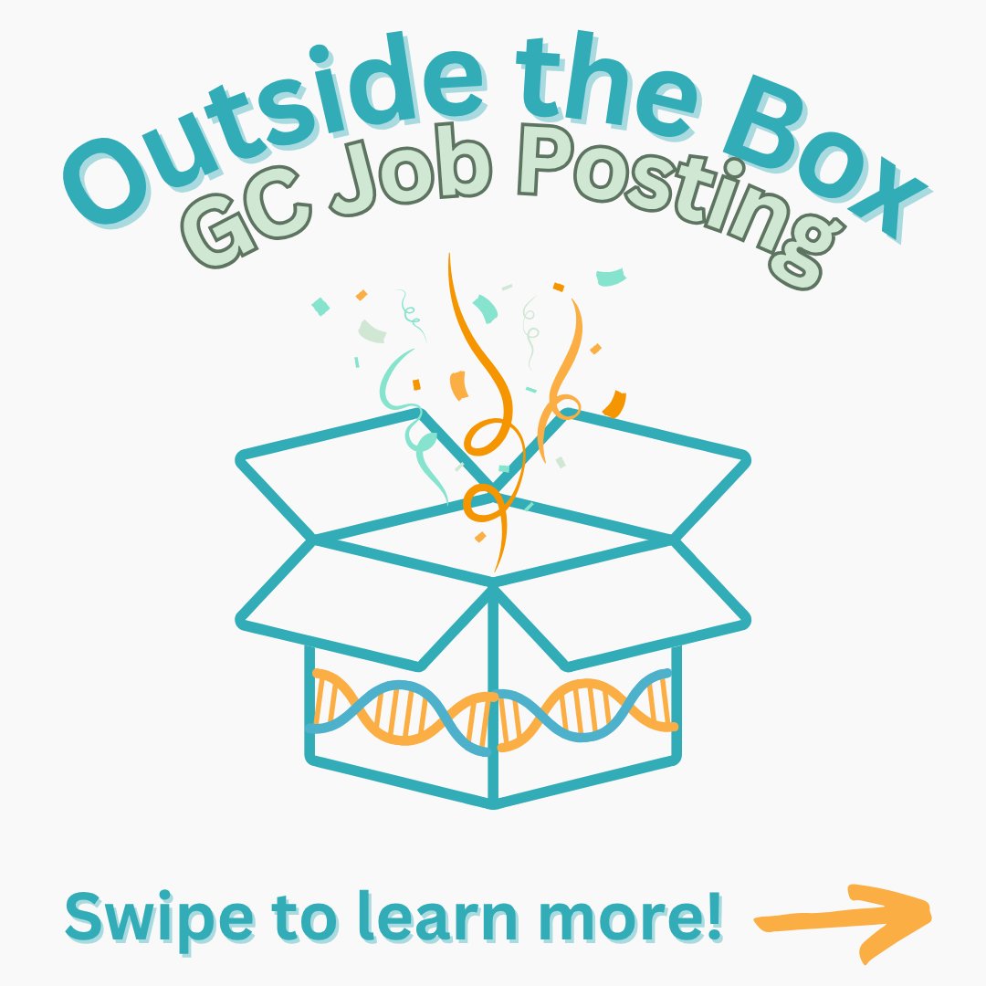 MyGeneCounsel's tweet photo. Thinking beyond clinic roles? These new #outsidethebox roles show just how far GC skills can take you. Apply using the links below. #GCjobs #genechat #precisionmedicine

Clinical Research Lead: https://t.co/IhRFrnDWFO
Kidney Disease Educator: https://t.co/JmZTQ9PQbS https://t.co/a6MpfROVoa