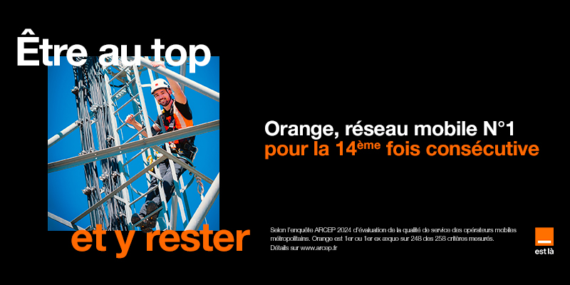 [CP] Enquête 2024 sur la qualité des services mobiles : 14ème étoile pour <a href="/Orange_France/">Orange France</a>  
👉newsroom.orange.com/enquete-2024-s…