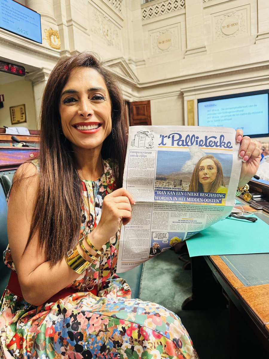 SafaiDarya's tweet image. Deze week in ‘t Pallieterke:
“Met Iraanse ayatollahs niet dezelfde fout maken als met Hitler.”
“Iran kan een unieke beschaving worden in het Midden-Oosten.”
@PALNWS