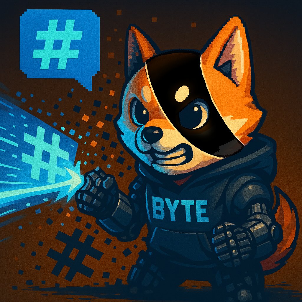 Byte Token (@bytedogtoken) on Twitter photo <a href="/cb_doge/">DogeDesigner</a> Hashtags are dying.
One by one, wiped from the network.
No tags. No trends. No trace. <a href="/cb_doge/">DogeDesigner</a> Hashtags are dying.
One by one, wiped from the network.
No tags. No trends. No trace.