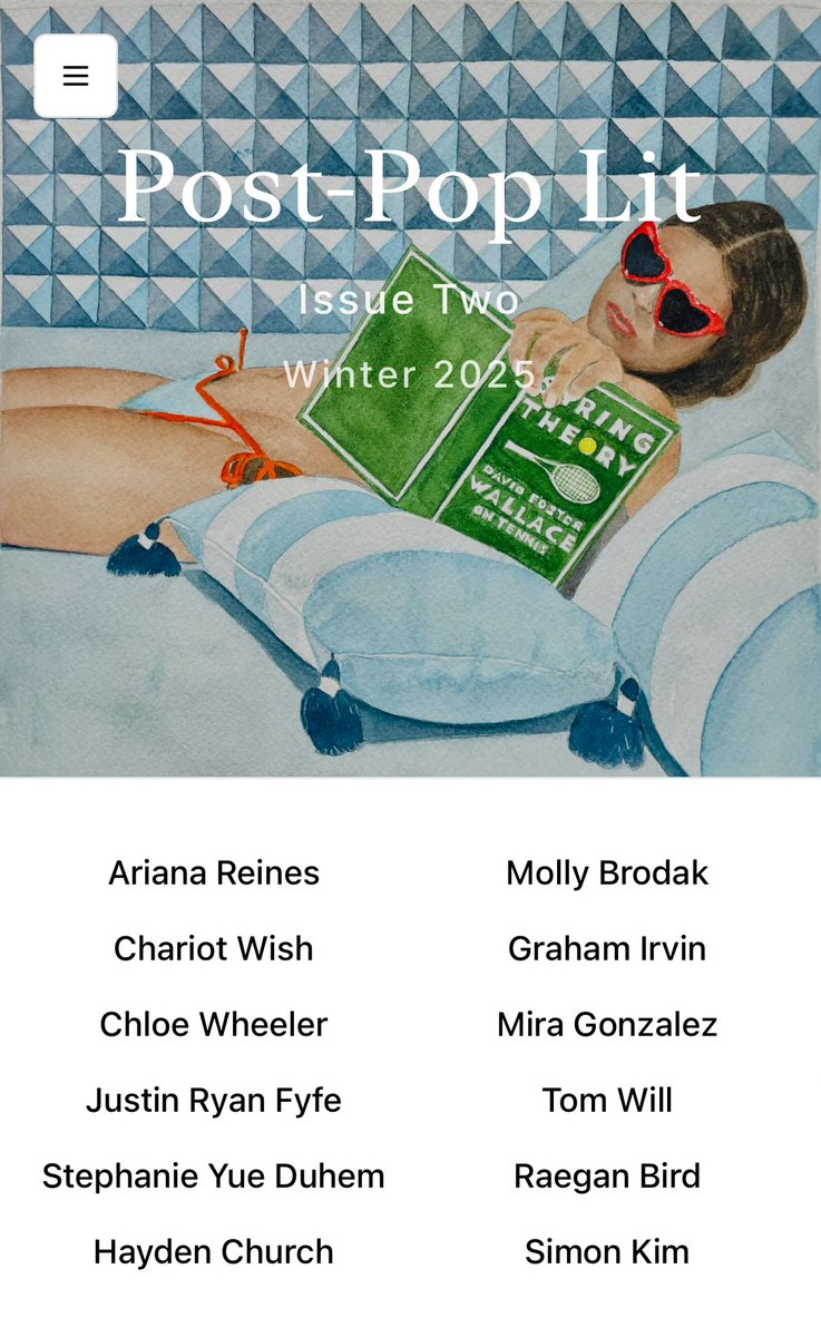 issue two of post-pop lit is now live and free to read online postpoplit.com/issuetwo