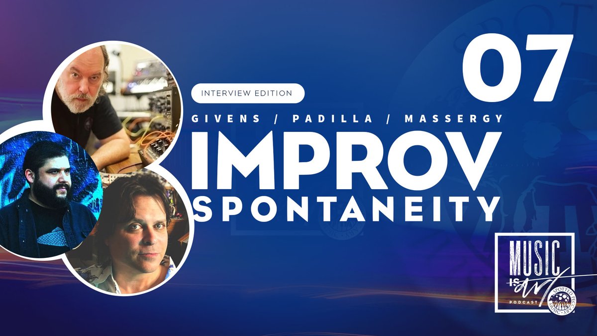 🎙️✨ MUSIC IS ART Podcast Episode 7 is up!
Interview Edition: #Improvisation and #Spontaneity w/ Howard Givens, <a href="/CraigPadilla/">Craig Padilla</a> , <a href="/massergy/">Massergy</a> cutt.ly/mia7 #AmbientElectronic #FlowState #ambientmusic