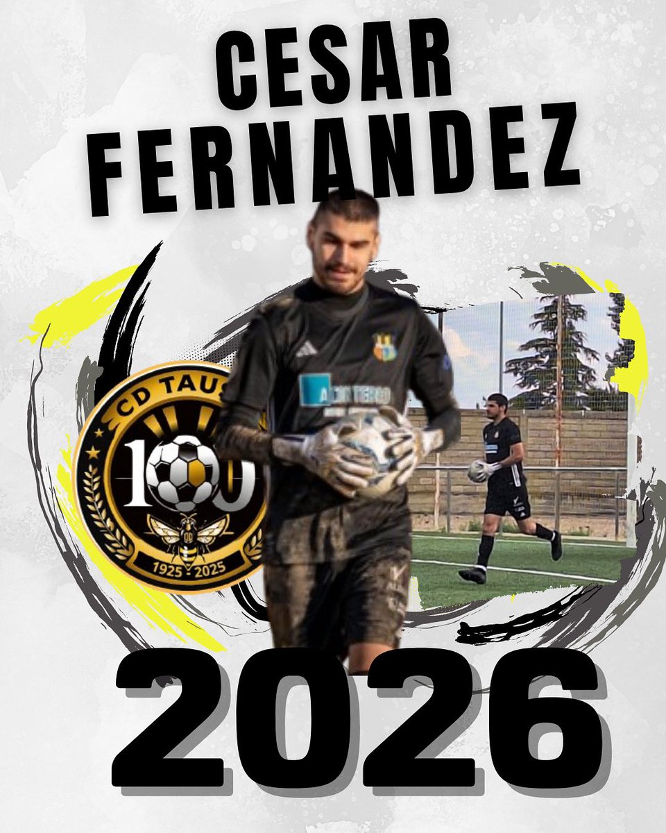 CD_Tauste's tweet photo. RENOVACION ✍🏻

Cesar Fernandez cumplirá su segunda temporada en el club.🐝

Tras una gran primera temporada, Cesar volverá a aportar su seguridad y grandes estiradas. La portería de Las Rozas está bien cubierta.

Vamoos Cesaaar!💪🏼😁 https://t.co/oNtrqO6nF5