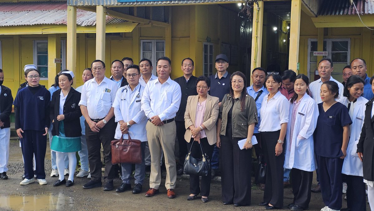 Visited CHC Pfutsero and amazed to see the  patient load on daily basis despite many challenges. The centre will be strengthened with manpower and infrastructure support.