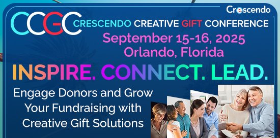 Last Chance to Receive the Early Bird Price Discount. Claim $50 in Savings by Registering Before June 30!
Conference Price: $945. Register before June 30, 2025 and save $50! 
Secure your spot today at the 2025 Crescendo Creative Gift Conference: CCGC2025.com