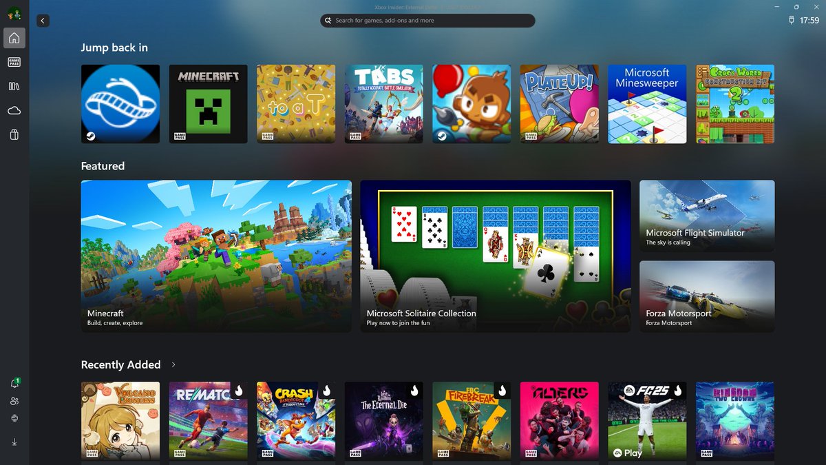 aRandomWiseGuy's tweet photo. The Aggregated Gaming Library is now available on the Xbox PC app https://t.co/9Gk4OIVak1