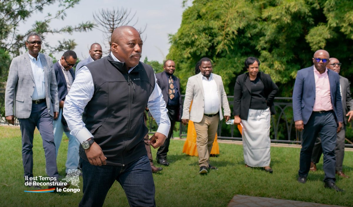 #RDC | #Bukavu, le 26 juin 2025 | Au 2ème jour des consultations au Sud-Kivu, Son Excellence Joseph Kabila Kabange, Président honoraire de la République Démocratique du Congo, a reçu en audience une délégation de la Conférence provinciale des Chefs d’établissement de