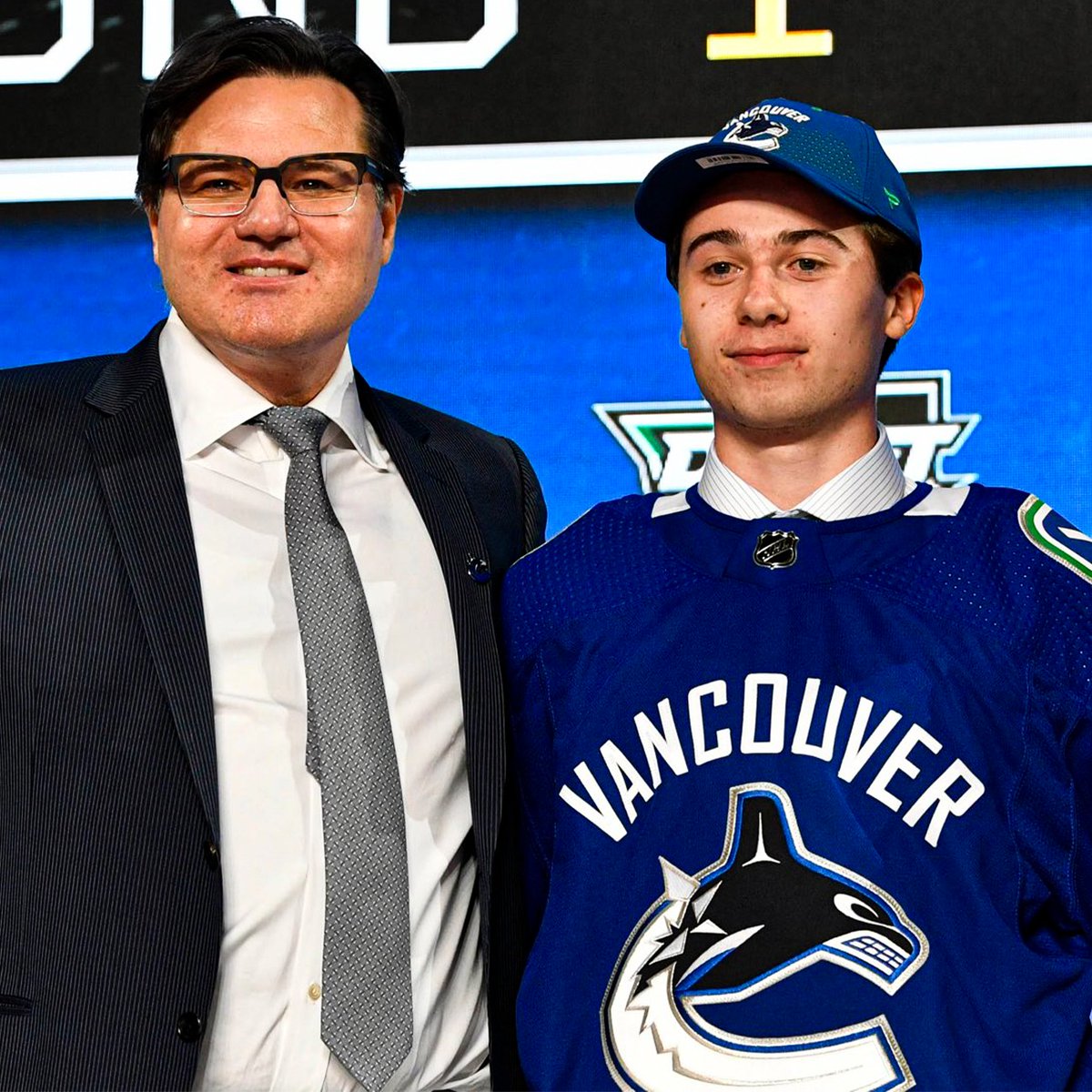 CanucksArmy's tweet photo. A franchise altering draft pick. #teamnotforsale https://t.co/htvSghSZgi