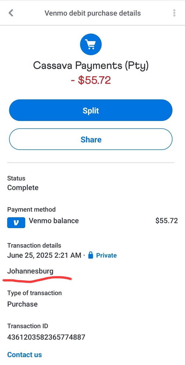 Cmon <a href="/Venmo/">Venmo</a> 
This is obvious fraud. 19 charges in the middle of the night to a foreign country. 
Do the right thing.