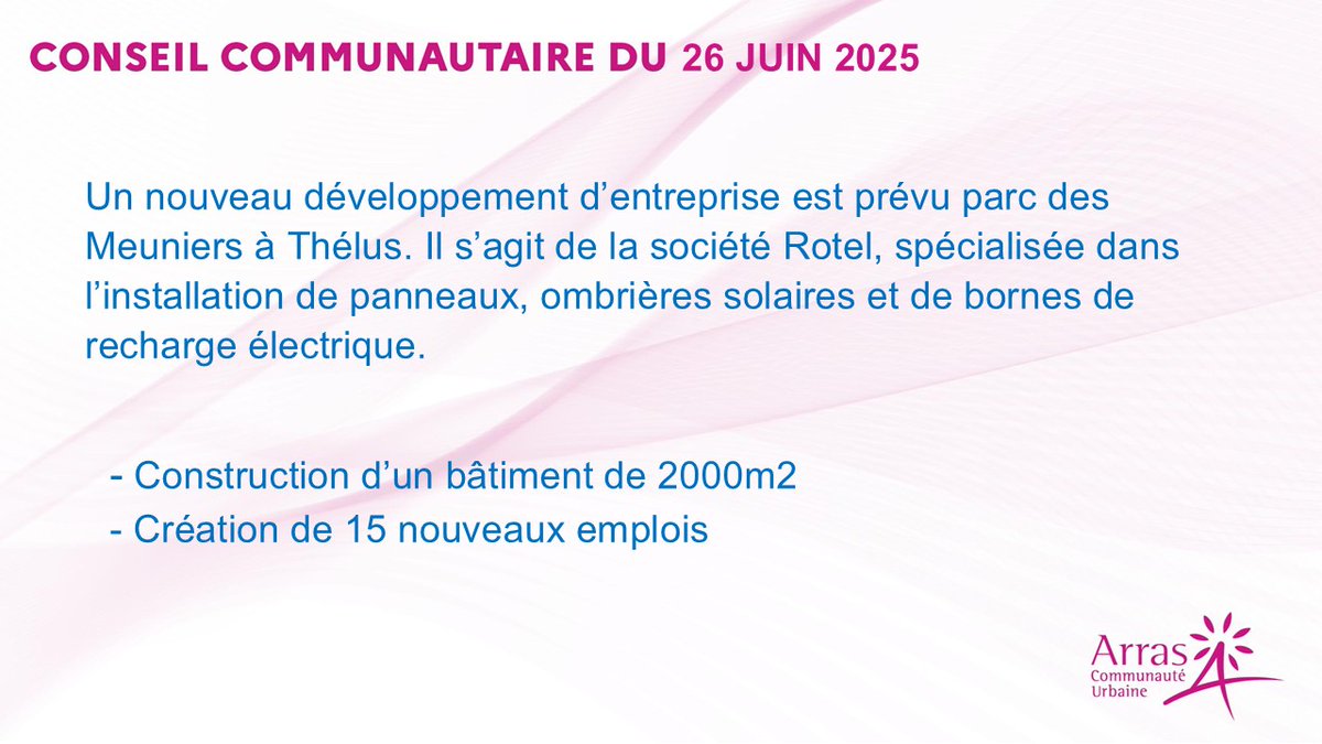 #conseilGrandArras

✅Le Grand Arras accompagne les entreprises qui souhaitent s'implanter ou se développer sur le territoire.
