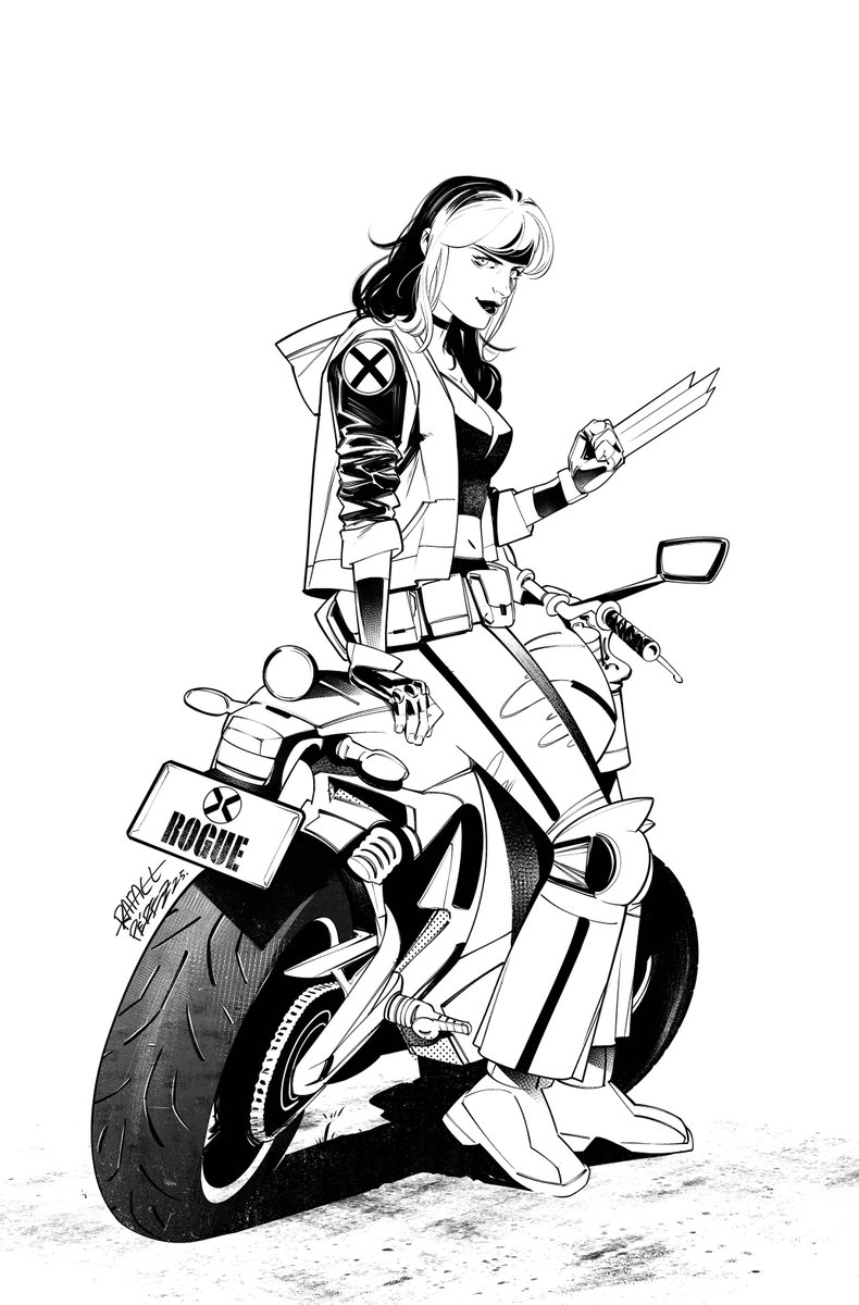 ROGUE Pin Up! 

From the Motorcycle series of Pin Ups I started🛵
.
.
.
<a href="/MarvelSpain/">Marvel España</a> #Marvel #Marvelcomics #xmen #Rogue #comic #ComicArt #comicartist