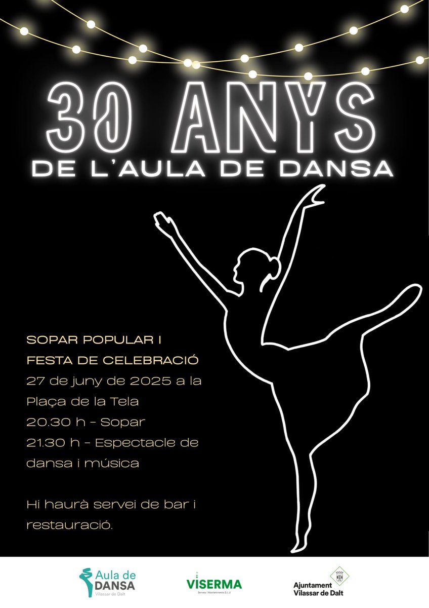Demà celebrem els 30 anys de l'Aula de Dansa de Vilassar agrupant passió, ball i moltíssimes emocions.