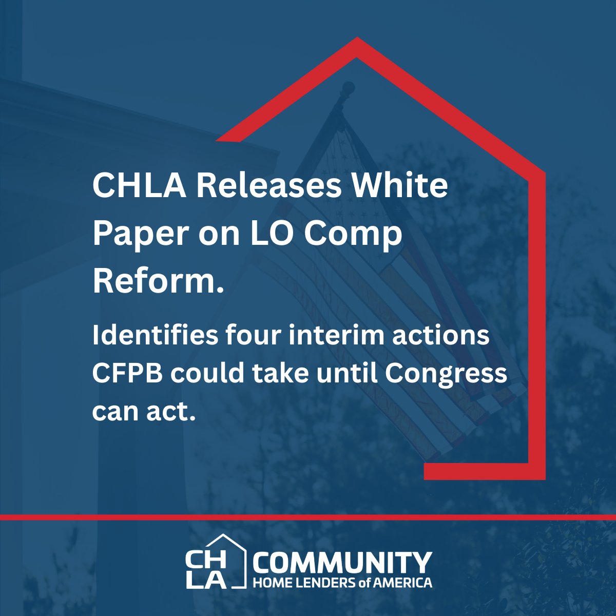 New from CHLA: Reforming the LO Comp Rule.

It’s time to return the rule to its original intent:
Regulate comp between firms
Stop micromanaging how LOs serve borrowers
Read the white paper: communitylender.org/wp-content/upl…
