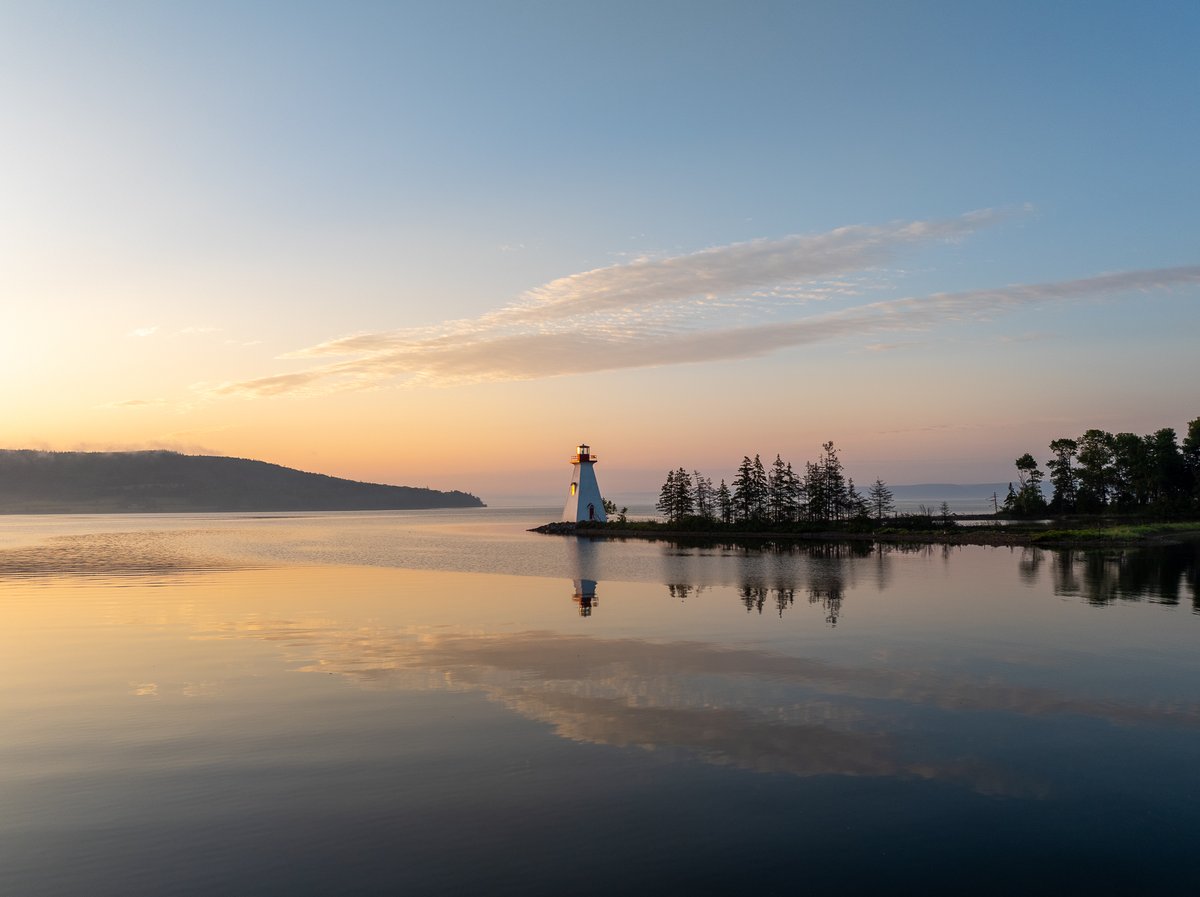 Hot muggy mornings in Baddeck, Cape Breton Island