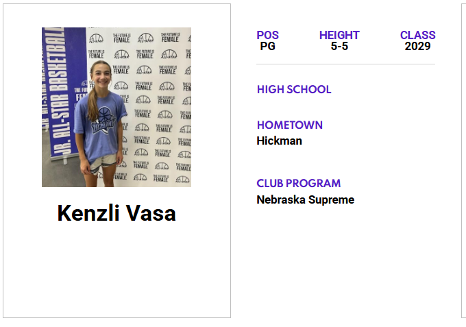 JrAllStarNE's tweet image. Check out Kenzli Vasa&apos;s 𝙈𝘼𝙓𝙍𝙀𝘾𝙍𝙐𝙄𝙏 𝙋𝙇𝘼𝙔𝙀𝙍 𝙋𝙍𝙊𝙁𝙄𝙇𝙀! ⤵️
jrallstar.com/maxrecruit/max…

Start building your profile now at jrallstar.com/maxrecruit!