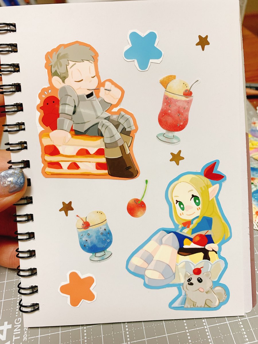 mari02_FA's tweet image. シール紙に印刷したネップリ切って100きんシールも添えて遊んでみた
この遊びは楽しいかもしれない(⌒▽⌒)
寝ます
