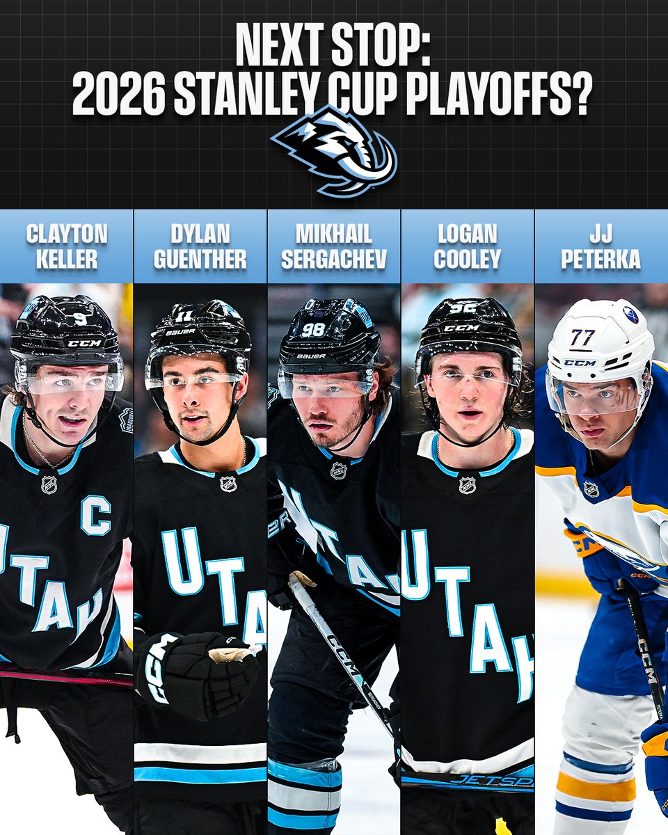NHL (@nhl) on Twitter photo Will the <a href="/utahmammoth/">Utah Mammoth</a> make the #StanleyCup Playoffs next season with JJ Peterka in the fold? 💬 Will the <a href="/utahmammoth/">Utah Mammoth</a> make the #StanleyCup Playoffs next season with JJ Peterka in the fold? 💬