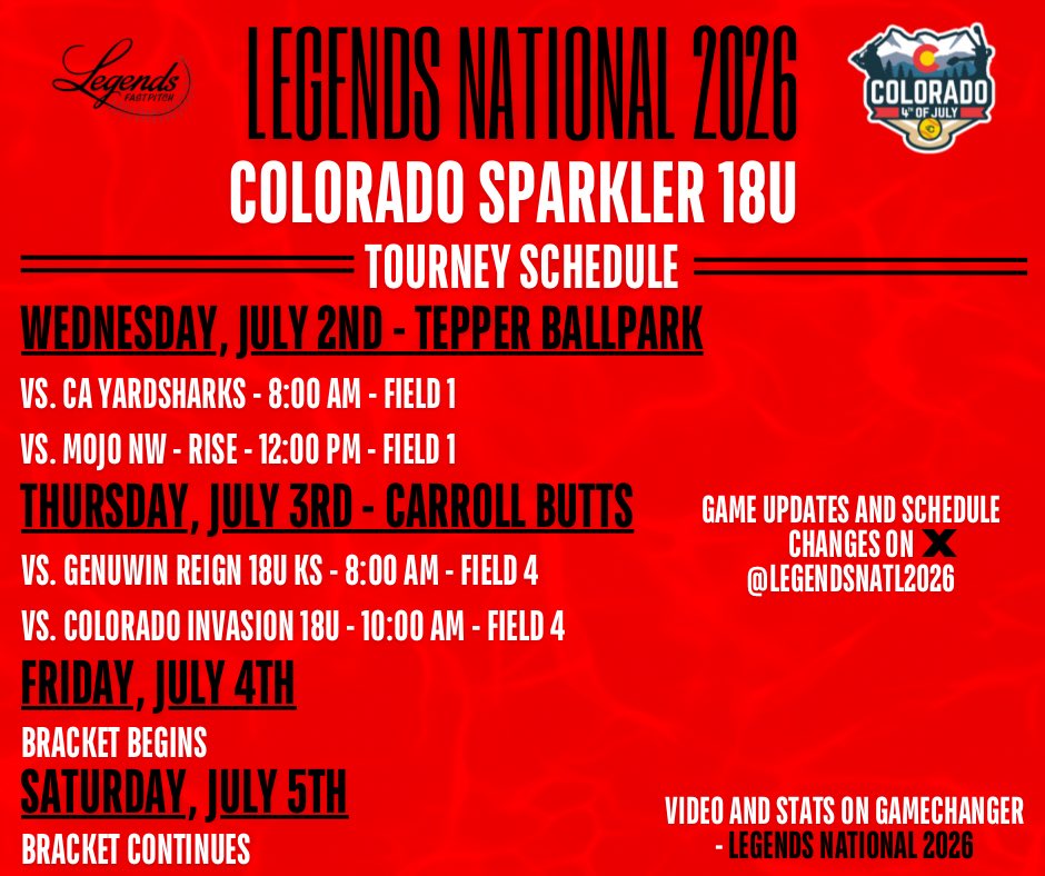 Legends National 2026 (@legendsnatl2026) on Twitter photo Last tourney of the Summer season! Coaches, we have lots of our girls getting receuited. Don’t miss your chance to land some good athletes, but amazing human beings!
<a href="/triplecrownspts/">Triple Crown Sports</a> Last tourney of the Summer season! Coaches, we have lots of our girls getting receuited. Don’t miss your chance to land some good athletes, but amazing human beings!
<a href="/triplecrownspts/">Triple Crown Sports</a>