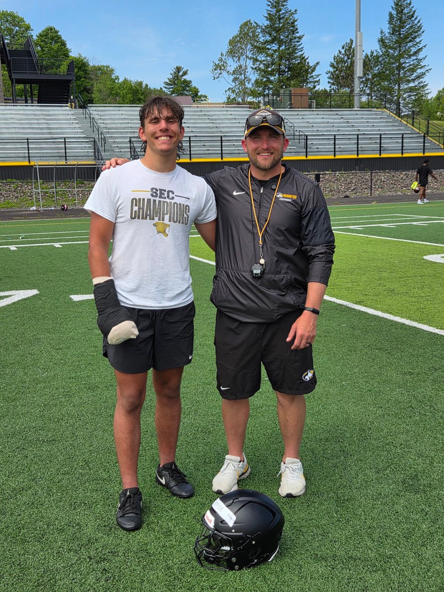Kyle Timmer (@k_timmer14) on Twitter photo Had a fun time competing yesterday at <a href="/MTUFB/">Michigan Tech Football</a> camp. Thank you <a href="/Philbrath/">Phillip Milbrath</a> for invite, can’t wait to keep working with you during the season. Had a fun time competing yesterday at <a href="/MTUFB/">Michigan Tech Football</a> camp. Thank you <a href="/Philbrath/">Phillip Milbrath</a> for invite, can’t wait to keep working with you during the season.