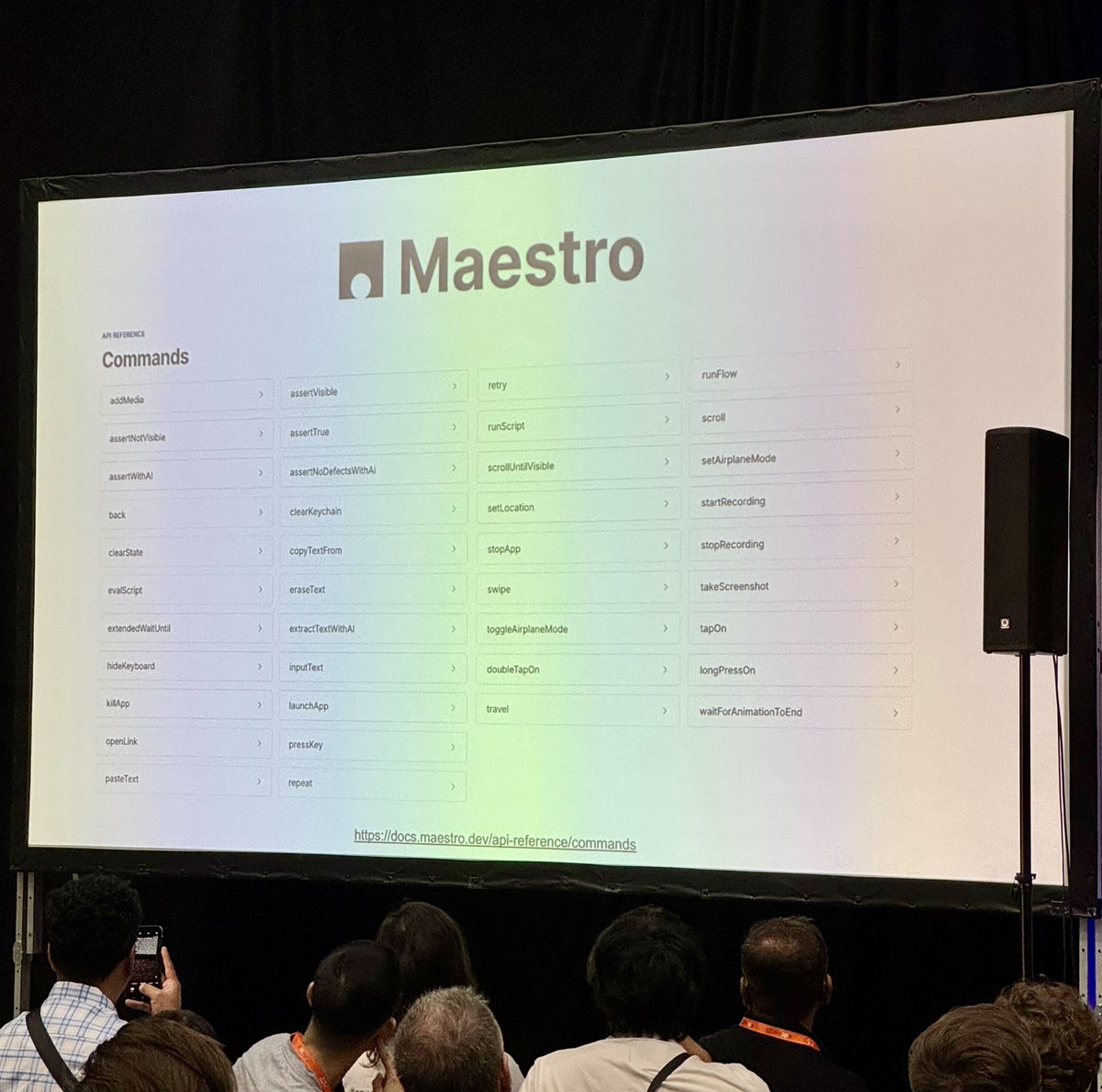 mobile.dev (@mobile__dev) on Twitter photo We're having a great time at <a href="/droidconNYC/">droidcon NYC</a> and we're excited to see Maestro highlighted on stage by <a href="/HandstandSam/">Sam Edwards</a> !
We love seeing the community spreading the word on testing better and faster.
Reminder: if you're around NYC, we're hosting a casual happy hour meetup tonight We're having a great time at <a href="/droidconNYC/">droidcon NYC</a> and we're excited to see Maestro highlighted on stage by <a href="/HandstandSam/">Sam Edwards</a> !
We love seeing the community spreading the word on testing better and faster.
Reminder: if you're around NYC, we're hosting a casual happy hour meetup tonight