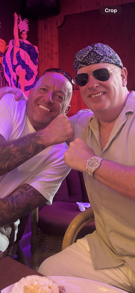Wee celebration with my brother in law