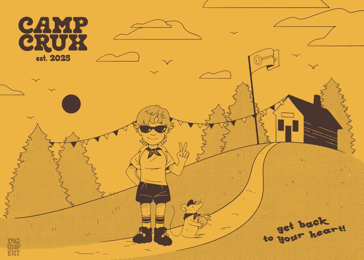 forasinglepearl's tweet image. what if you were a mouse at camp and you had a strawberry 🐭🍓🏕️