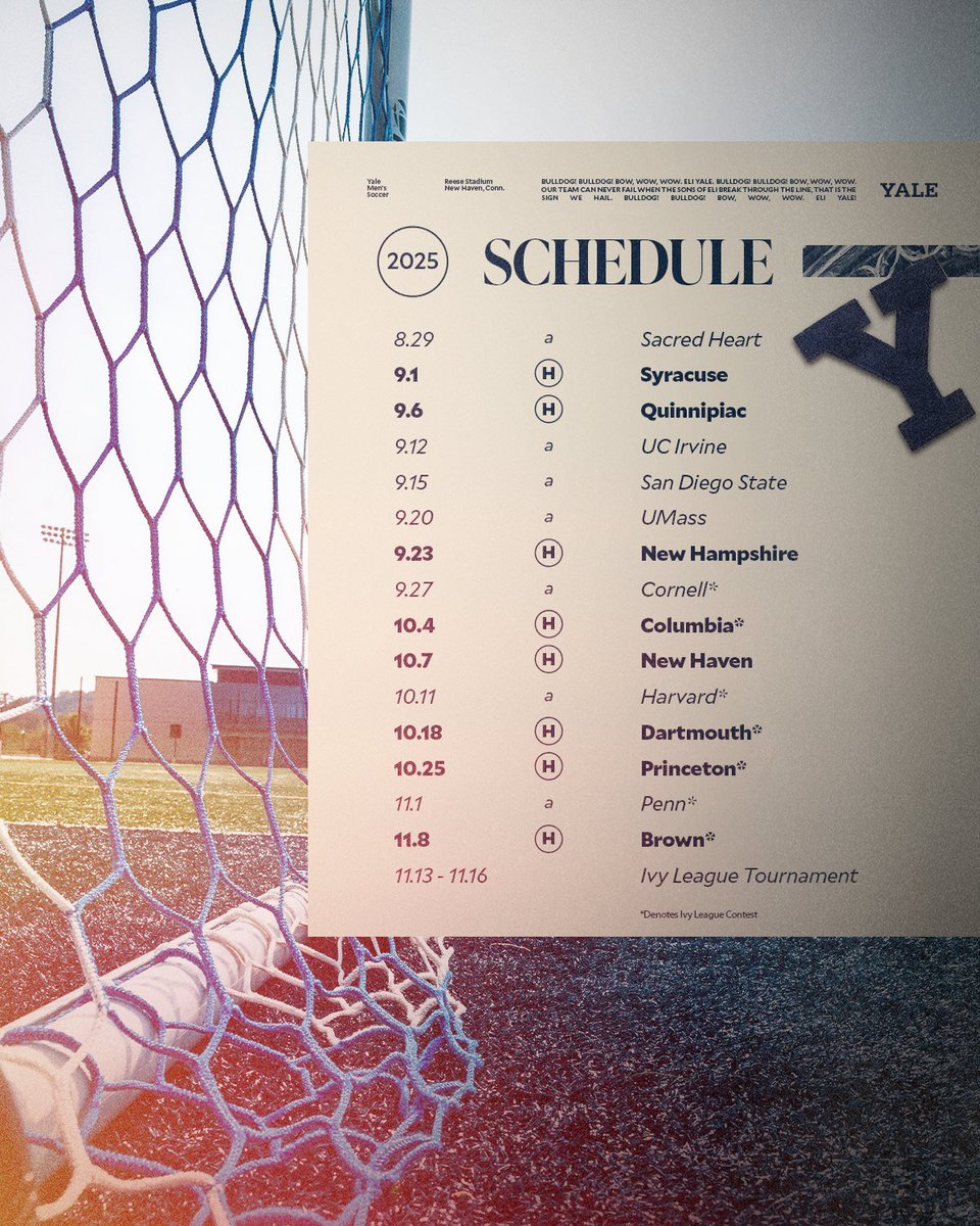MARK YOUR CALENDARS 🗓️

📰 tinyurl.com/2s56mxa5

#ThisIsYale