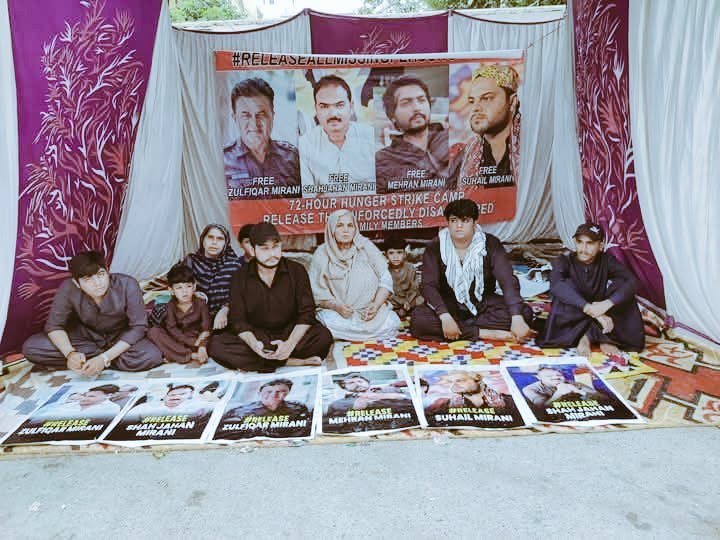 Free Mehran Mirani, Suhail Mirani, Zulfi Mirani, and Shahjahan Mirani, all forcibly abducted and missing! Bring them back!
#ReleaseMissingPersons