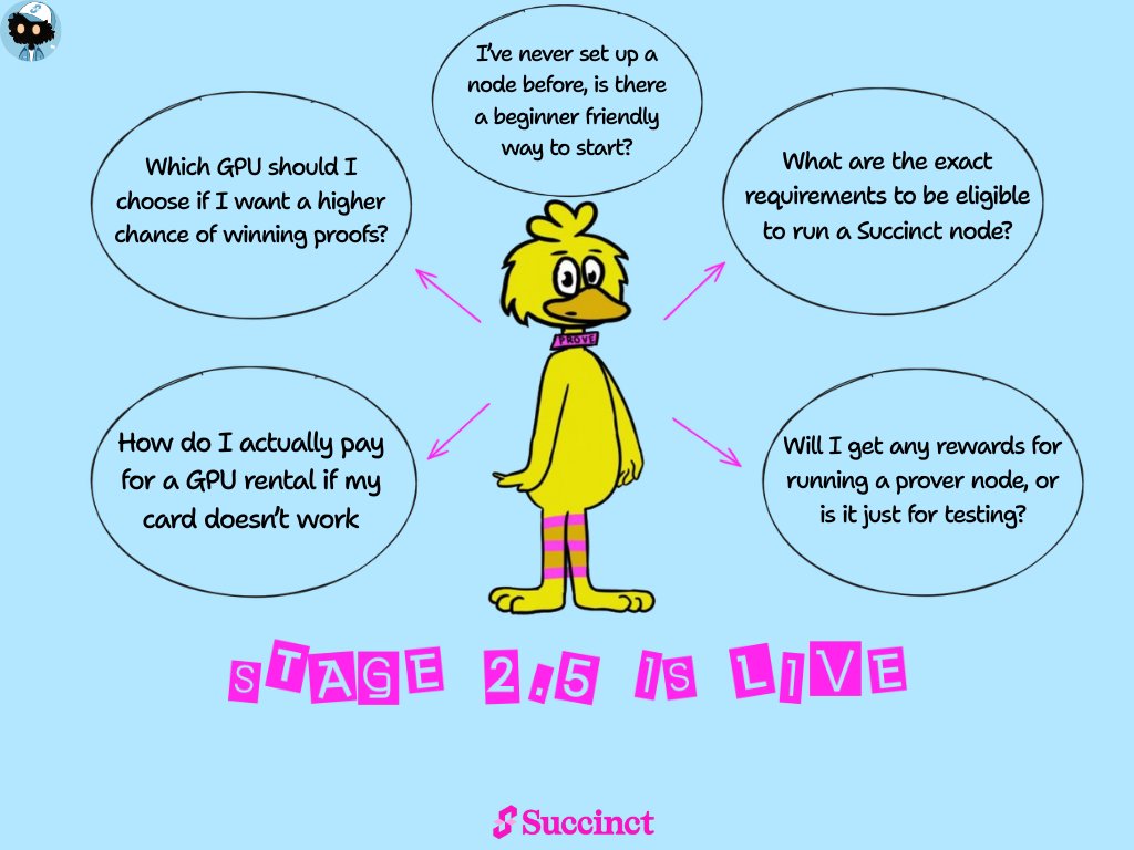 Gprove provers 🌻

It’s time to be a real prover as Stage 2.5 is live and running

I have been testing my node with <a href="/SuccinctLabs/">Succinct</a> for the past 5 days and it is been a fun ride with great experience. The setup was easier than I thought, but I know it still feels confusing for a