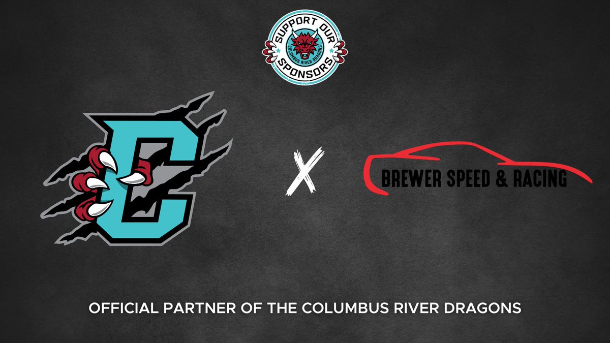 Shout out to Brewer Speed &amp; Racing for renewing their partnership with the River Dragons for the 2025-26 season! Thank you for all your support!