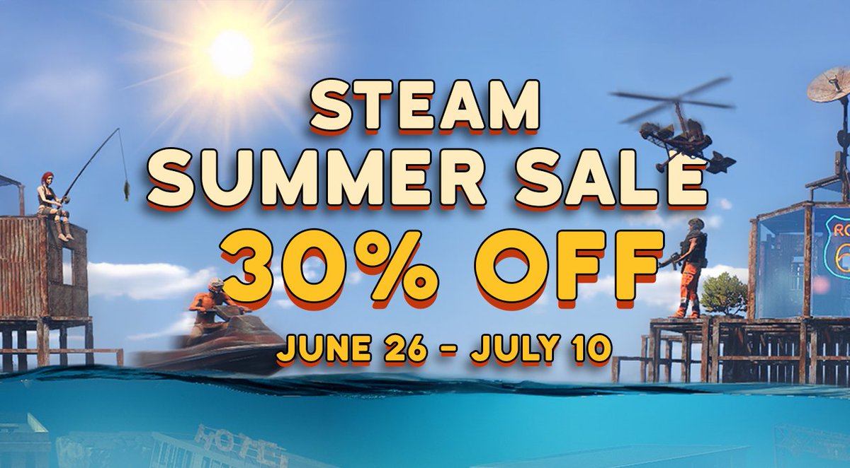 Sail into summer with 30% off Sunkenland in the Steam Summer Sale! ⛵️🏝️

Get the game: store.steampowered.com/app/2080690/Su…