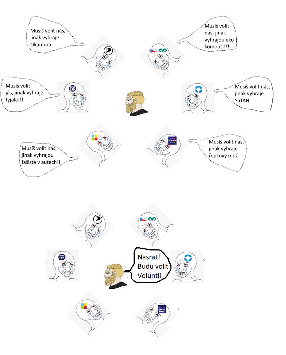 TadeasuvSpace's tweet image. Moje pocity, kdykoliv se bavím s voliči jiných stran...