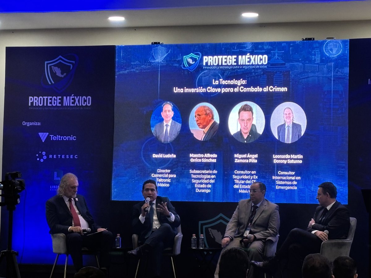 Urge garantizar que la tecnología como aliada para combatir al crimen no tarde tanto en llegar; la tarea se está haciendo, pero falta. Solo 8 de los 32 estados en el país están tomando en cuenta este proceso: Davi Ludeña en <a href="/ForoProtegeMx/">Foro Protege México</a> de <a href="/teltronic_zgz/">Teltronic</a> #InversiónenTecnología