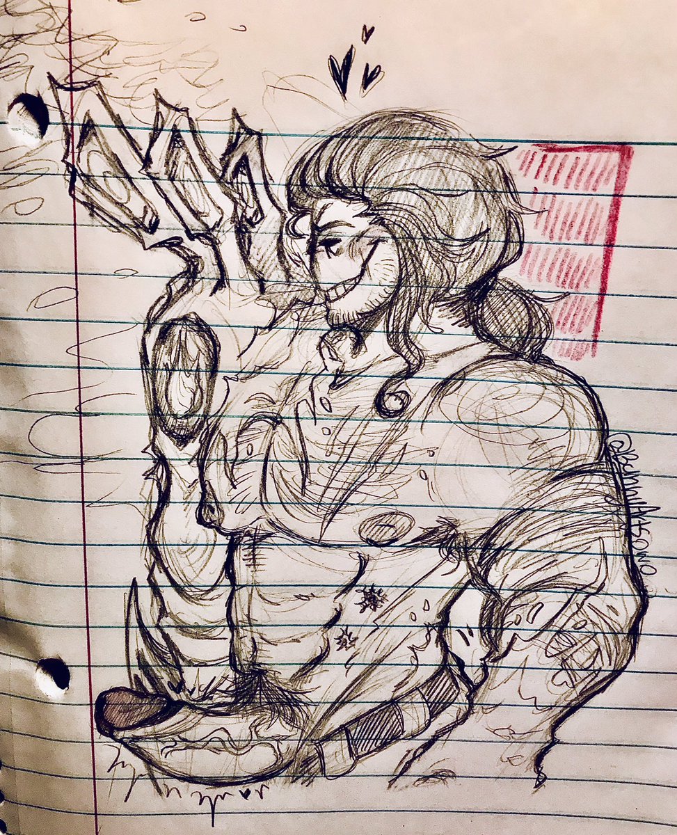 bunnySIMPartist's tweet photo. Gasharpoon John Doe my beloved!👹
(Is been so long sense i last posted in here- 😭 but yippeeeee! I am back!)

NSFW up ahead!⚠️‼️ (MINORS DNI)
•
•
•
(My first attempt on drawing Gasharpoon- I might plan to redraw him In the future!✨) 
#forsakennsfw #nsfwart https://t.co/y0FbqGluCU