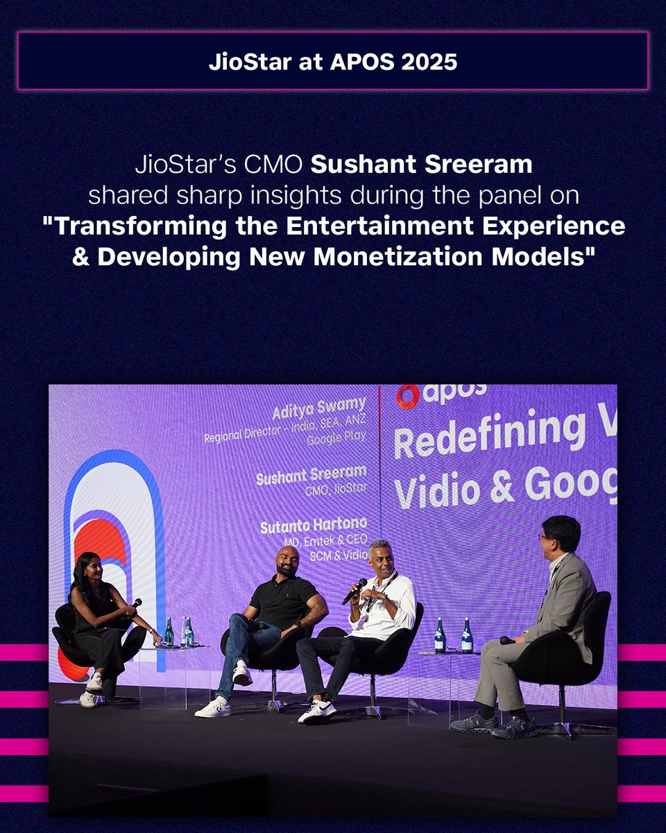 We opened up a space of infinite possibilities—and the industry walked right in. Screens, stories, sport, and strategy— #APOS2025 was a reminder that when the right questions meet the right people, the future unfolds. (1)