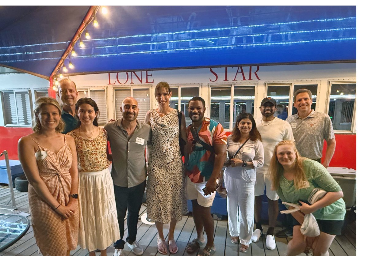 DellMedIntMed's tweet image. Huge thanks to everyone who joined us for the 2025 Lone Star Riverboat Summer Event Friday!
We had amazing food, fantastic company, and a sky full of stars—well, bats actually… 1.5 million of them! 🦇
What a night! Can’t wait for our next DOM event & hope to see ya'll there!
