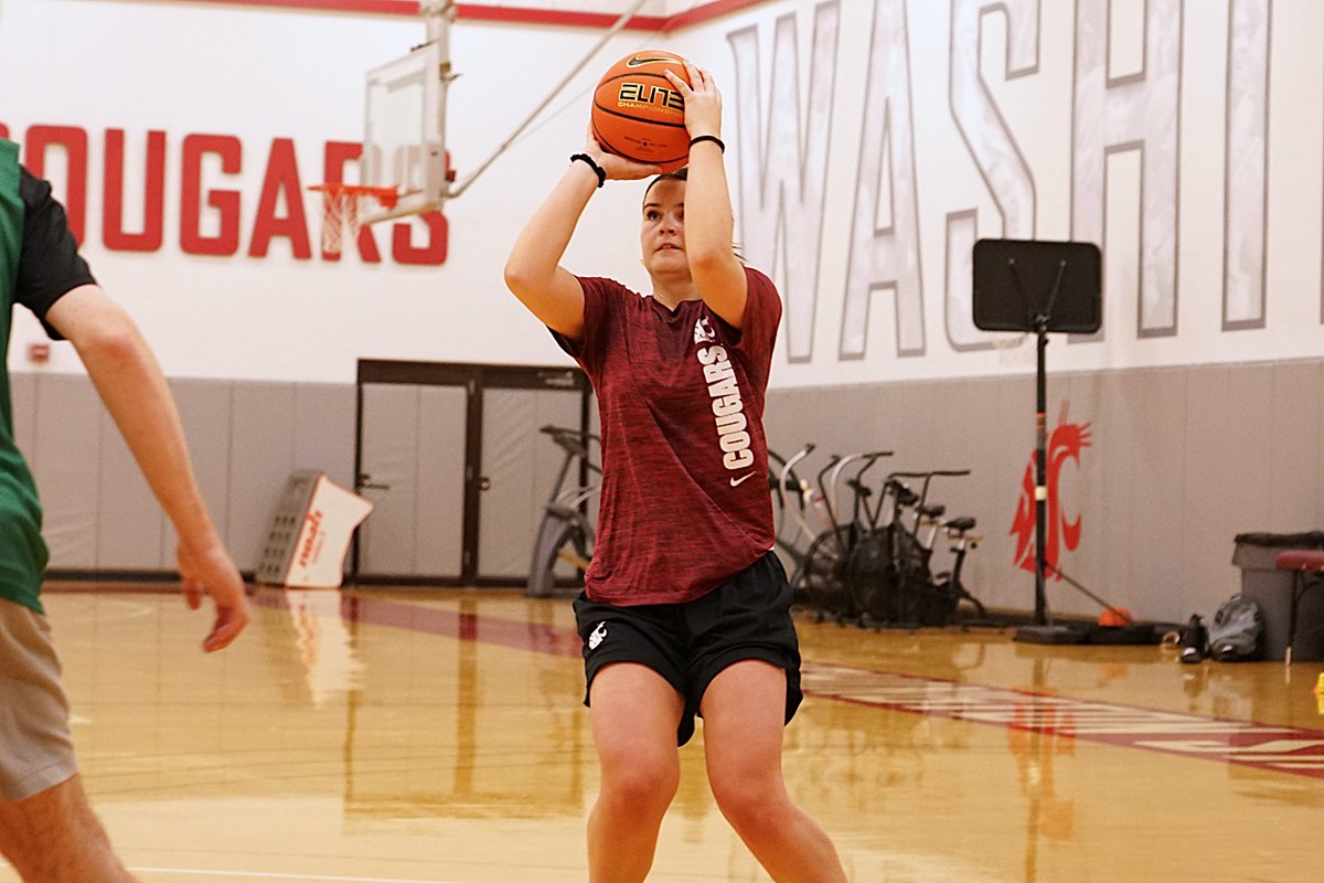 WSUCougarWBB's tweet image. One day at a time! 📅

#GoCougs