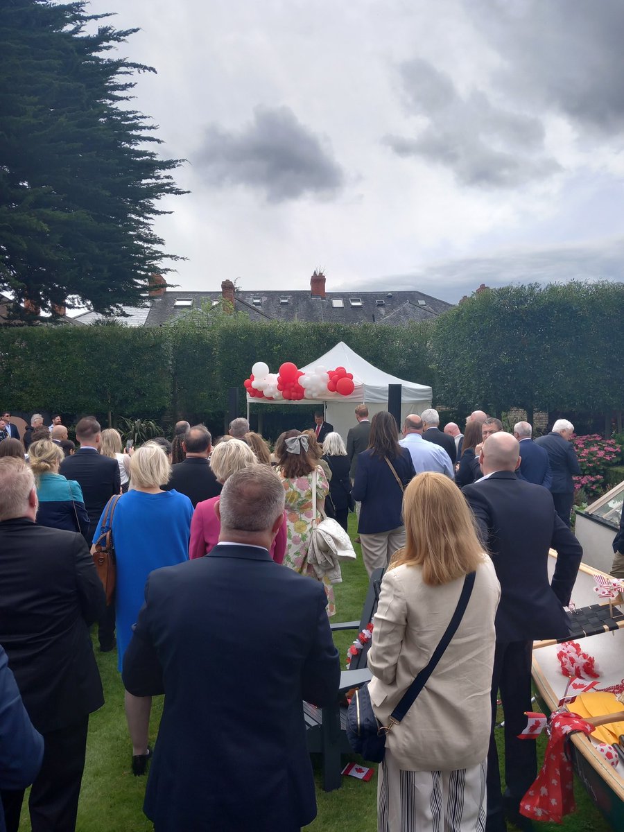 briancasey123's tweet image. Pleasure to be at the Canada Day garden party with HE Dennis King and @canadaireland .
