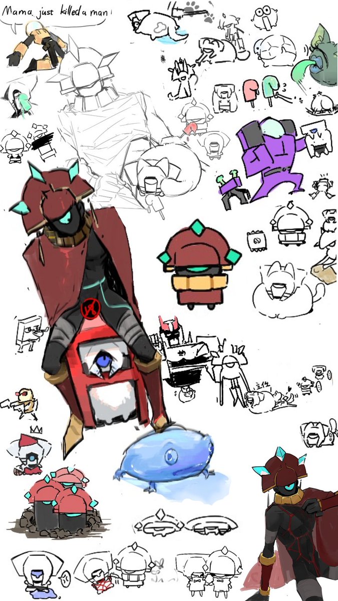 Aieeeeeeee3's tweet image. magma doodle 
draw with my friend