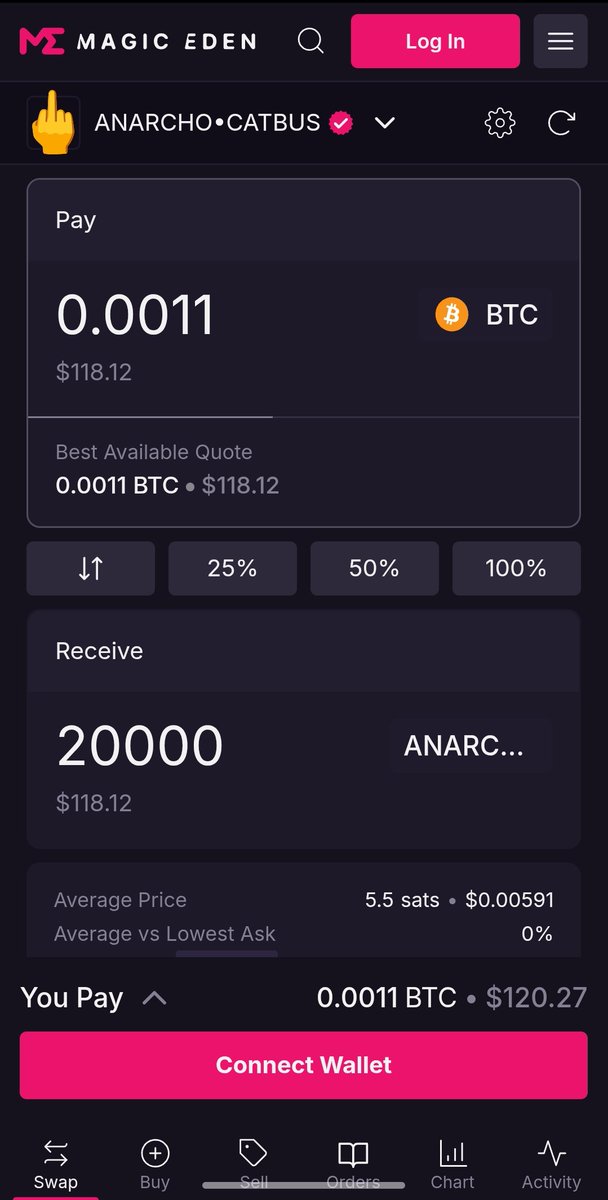 anarcho_catbus's tweet image. What's stopping you from joining the anticulture 🫡
This run will be fueled by the People "on the biggest & most neglected L1"
@krakenfx wen going Anarcho on the market , just give us a runes $DOG listing already. Open the gates !
T_T