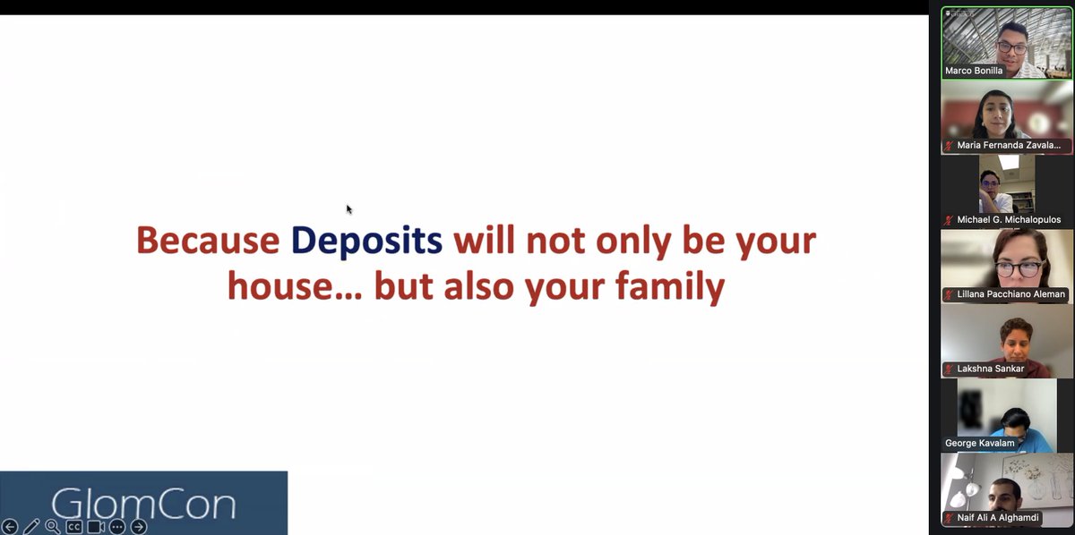 Special congratulations to all <a href="/GlomCon/">GlomCon</a> Fellows of House of #Deposits!! This was an amazing year!!
Always learning from you!

Thanks to <a href="/jogameiro/">Joana Gameiro</a> <a href="/Nephr0s/">Marco Bonilla</a> <a href="/Alexgr23/">Alejandro Garcia-Rivera</a> <a href="/BetterCallSeeth/">Harish Seethapathy</a> and all #Actin group!

#GlomConFellowship #GlomerularDiseases #GlomLove