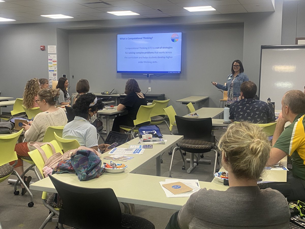 jlbowling's tweet image. Today at the @DIADetroit, educators explore how Computational Thinking isn’t just for computers, but for creative problem-solving in any subject. @ProjectTomorrow @WayneRESA @GabrionLaura